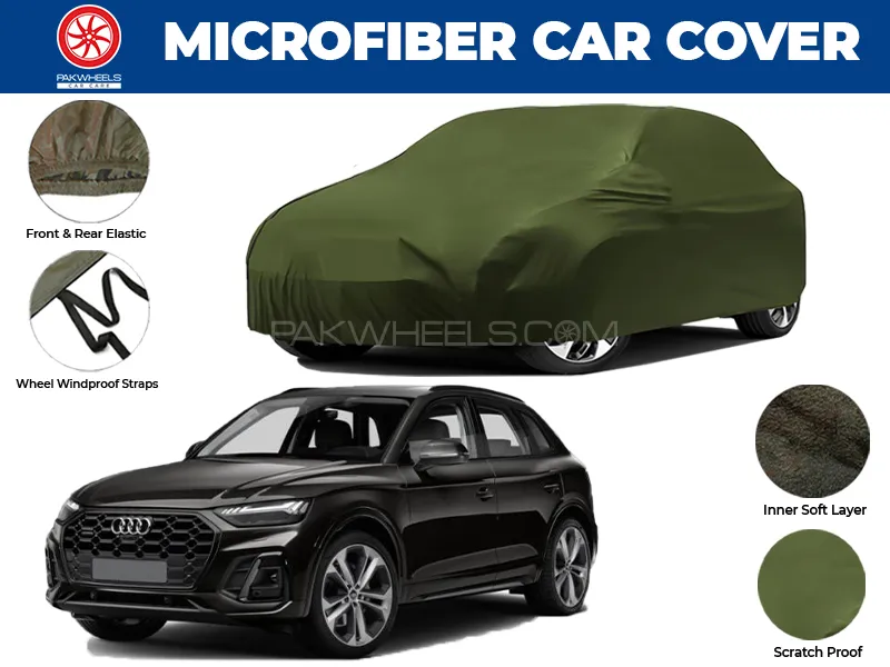 Audi Q5 2018-2025 | Water Repellent and Anti Scratch Microfiber Car Top Cover Image-1