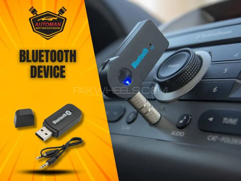 Car MP3 Bluetooth Player – Wireless FM Transmitter with Dual USB Charger & Hands-Free Calling | Auto Image-1
