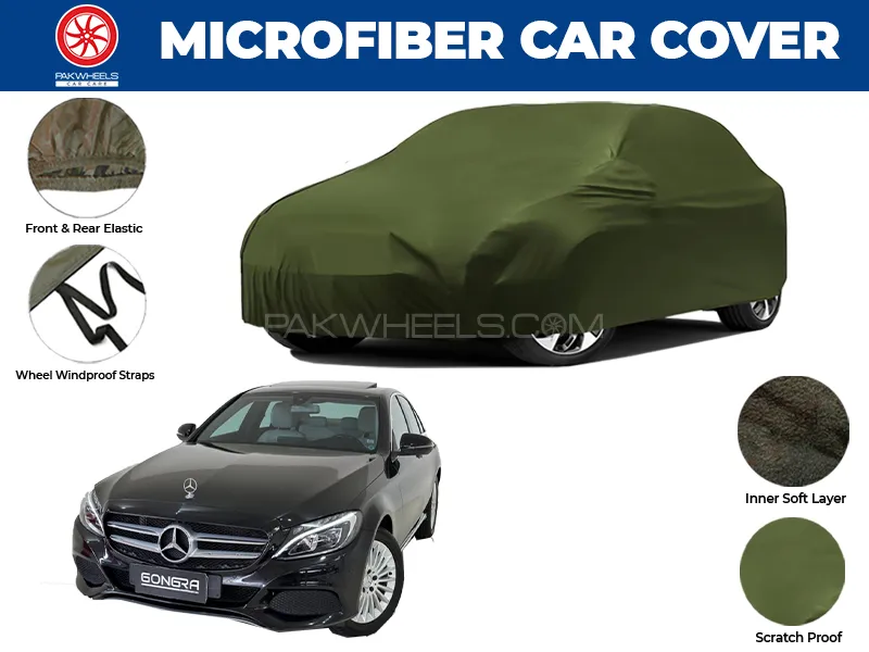 Mercedes C200 2022-2025 | Water Repellent and Anti Scratch Microfiber Car Top Cover Image-1