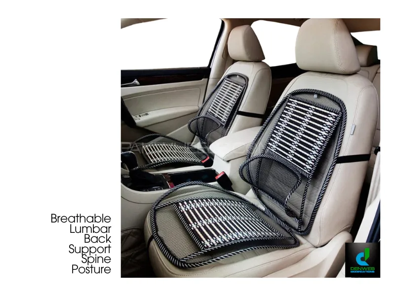 Summer | Universal Office | Car Seat | Breathable Lumbar Back | Support Spine Posture  Image-1