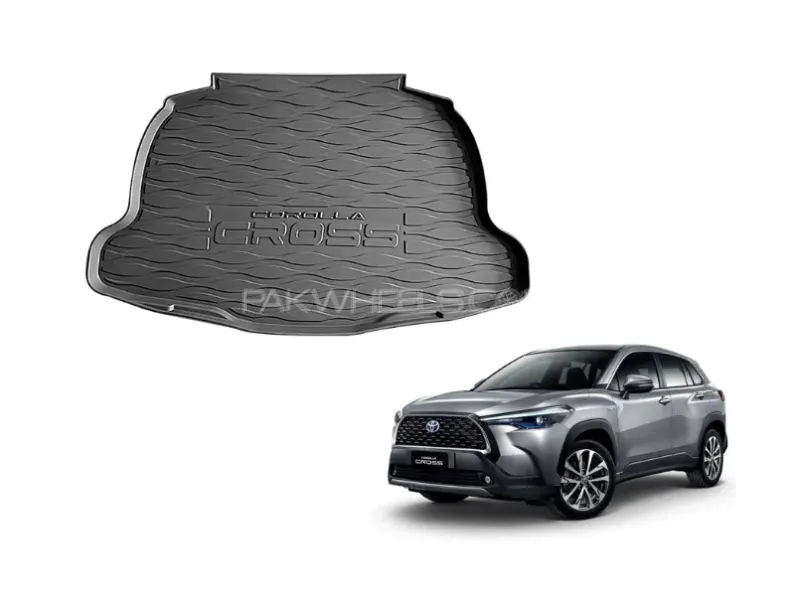 Toyota Corolla Cross 2023 2025 Car Trunk Matt Tray Plastic Material Imported Fresh 100%Best Quality Image-1