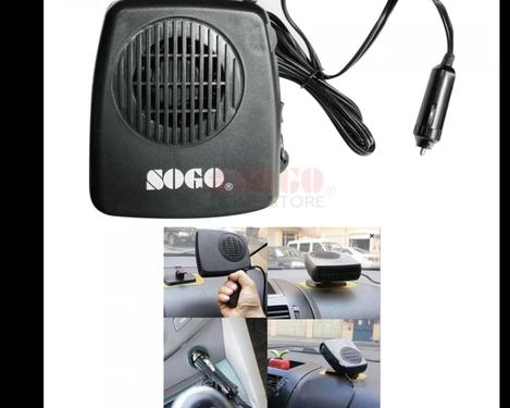 SOGO Car Heater 2-in-1 | 12V 200W Plug & Play | Cooling & Heating Fan for All Vehicles SOGO Car Heater 2-in-1 | 12V 200W Plug & Play | Cooling & Heating Fan for All Vehicles