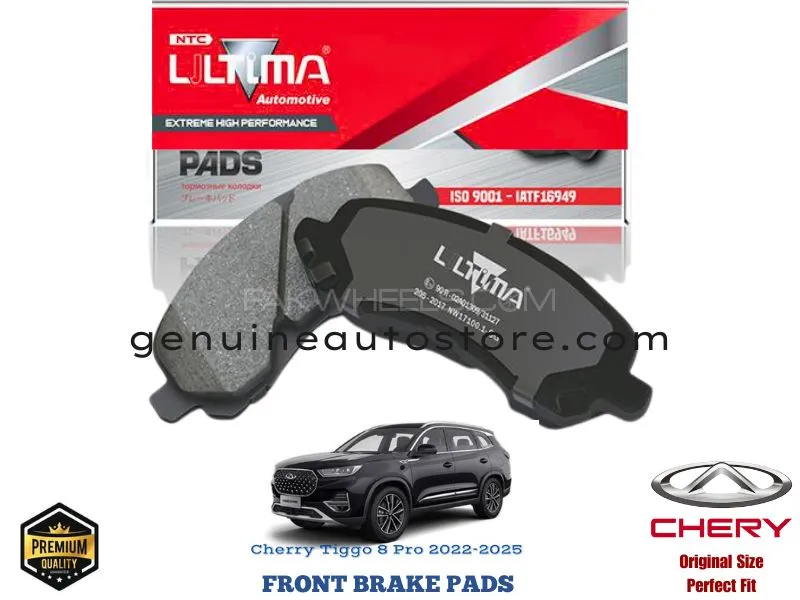CHERY TIGGO 8 PRO FRONT BRAKE PADS ULTIMA  Image-1