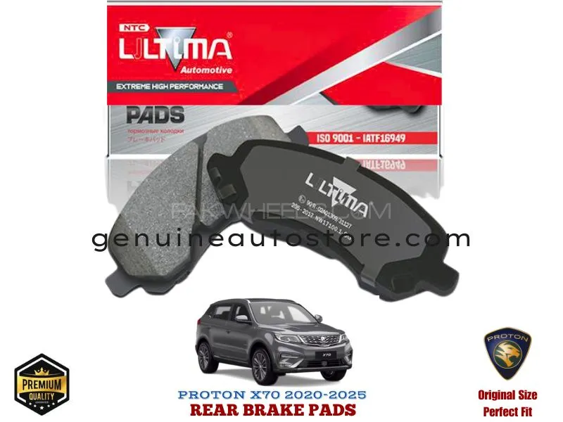 PROTON X70 2020-2025 REAR BRAKE PADS ULTIMA  Image-1