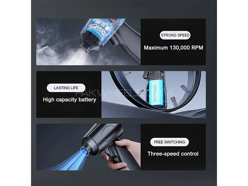 85,000 RPM High Speed Air Pump Turbo Blower Strong Jet Fan Portable Handheld 85,000 RPM High Speed Air Pump Turbo Blower Strong Jet Fan Portable Handheld Image-4