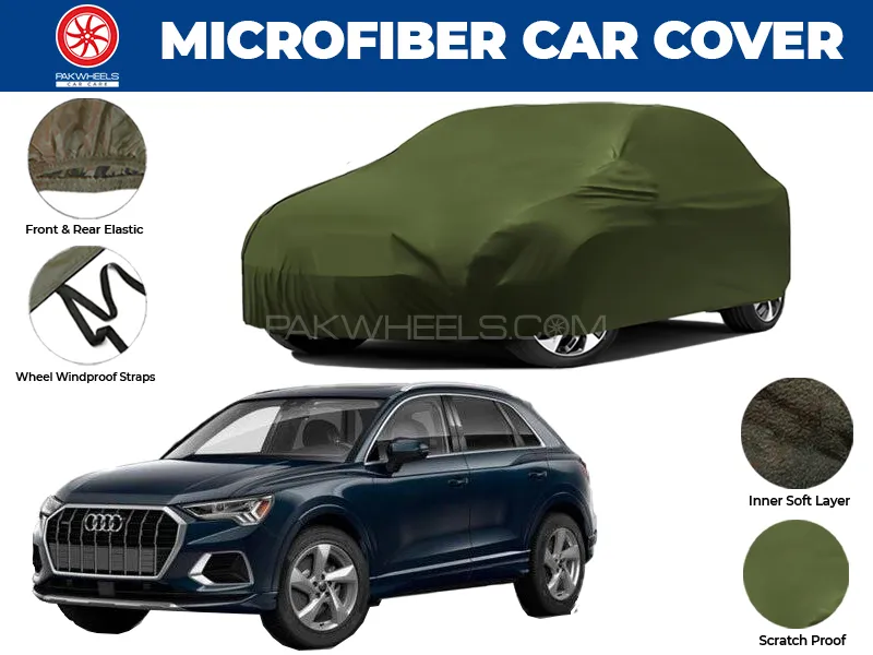 Audi Q3 2019-2025 | Water Repellent and Anti Scratch Microfiber Car Top Cover Image-1