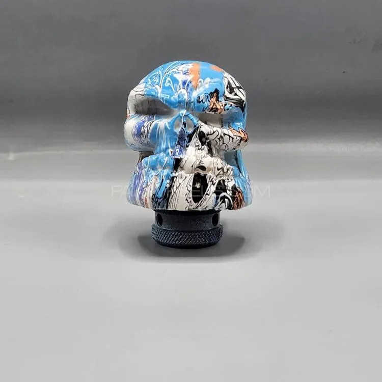 Decorative Skull Shift Knob – Universal Manual Gear Handle for Cars & Trucks Image-1
