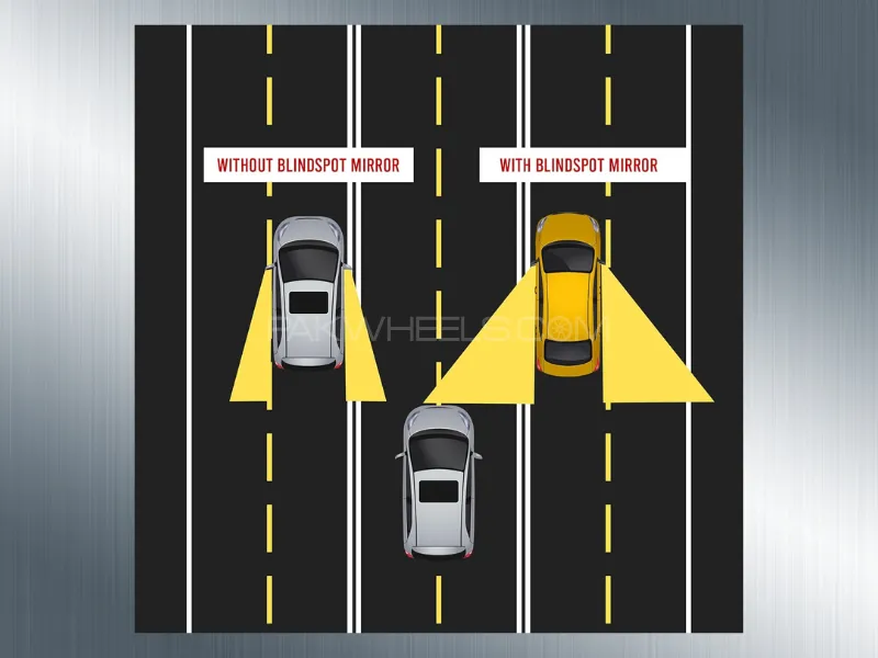 3R 1 Pair | Blind Spot Mirrors | Vehicle Round Rear View Wide Angle Round Convex Mirror 3R 1 Pair | Blind Spot Mirrors | Vehicle Round Rear View Wide Angle Round Convex Mirror Image-3