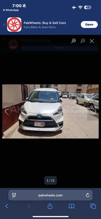 Toyota Sienta 2016 for Sale in Karachi Image-1