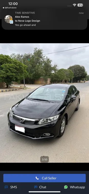 Honda Civic 2013 for Sale in Hyderabad Image-1