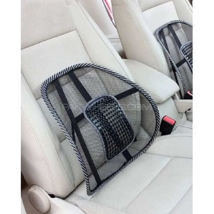 Car Seat Back Support Massage Cushion Mesh Car Office Home Image-1