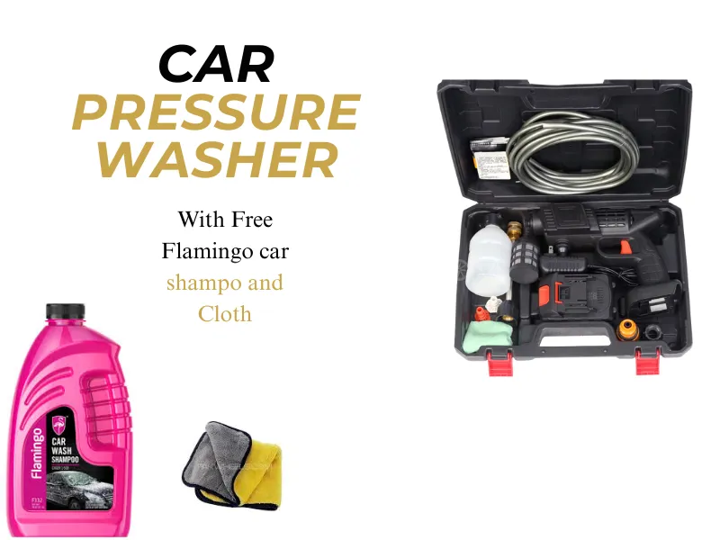 Rechargeable Cordless High-Pressure Washer | 48V Portable Power | Foam Bottle & Accessories Rechargeable Cordless High-Pressure Washer | 48V Portable Power | Foam Bottle & Accessories Image-1