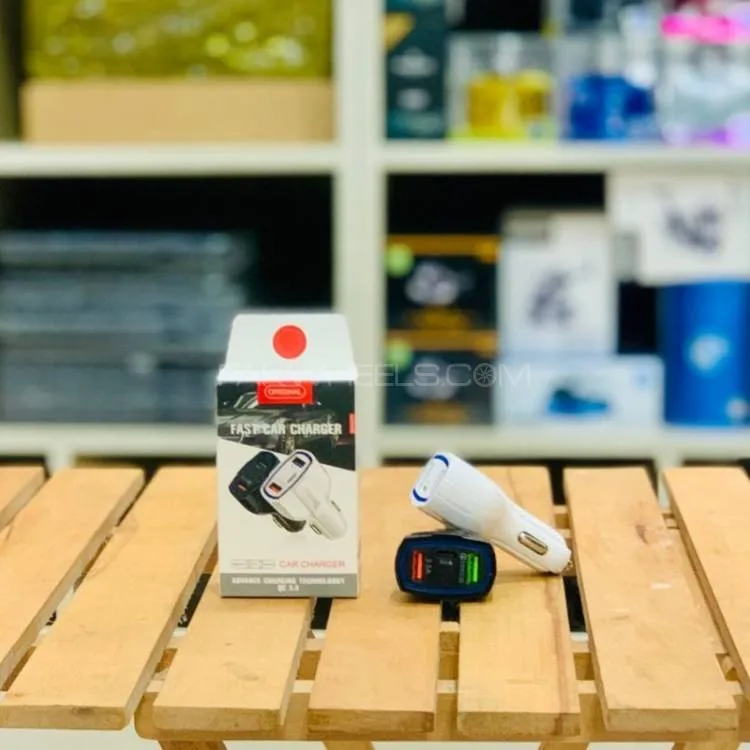 3.5 A Car Charger USB Type C Quick Charge 3.0 Fast Charging 3.5 A Car Charger USB Type C Quick Charge 3.0 Fast Charging Image-1