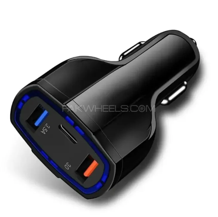3.5 A Car Charger USB Type C Quick Charge 3.0 Fast Charging 3.5 A Car Charger USB Type C Quick Charge 3.0 Fast Charging Image-2