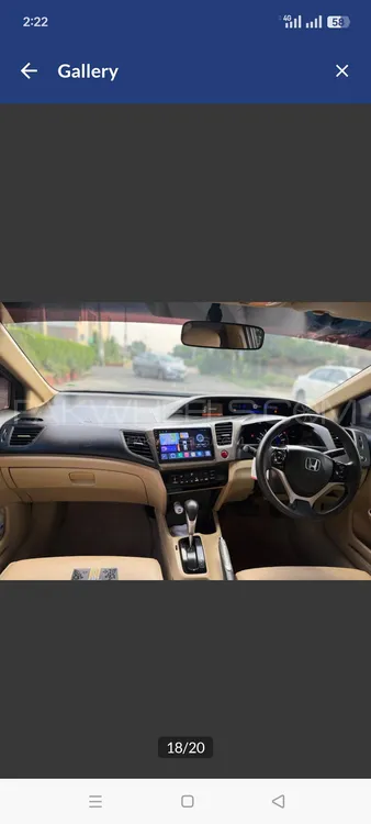Honda Civic 2014 for Sale in Rawalpindi Honda Civic 2014 for Sale in Rawalpindi Image-9