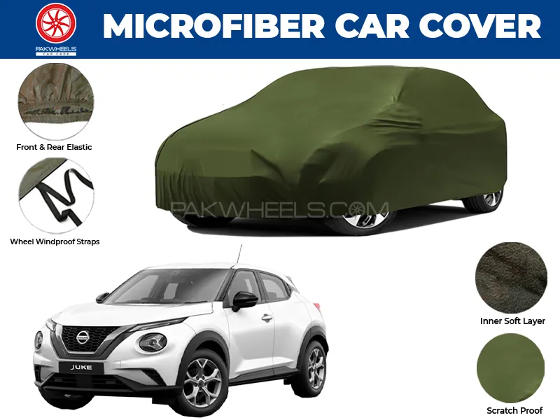 Nissan Juke 2010-2025 | Water Repellent and Anti Scratch Microfiber Car Top Cover Image-1