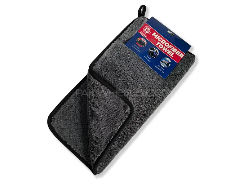 PakWheels Car Care - Microfiber Towel 40*40 1200GSM - Magnetic Towel - Instantly Absorbs Water  PakWheels Car Care - Microfiber Towel 40*40 1200GSM - Magnetic Towel - Instantly Absorbs Water  Image-3