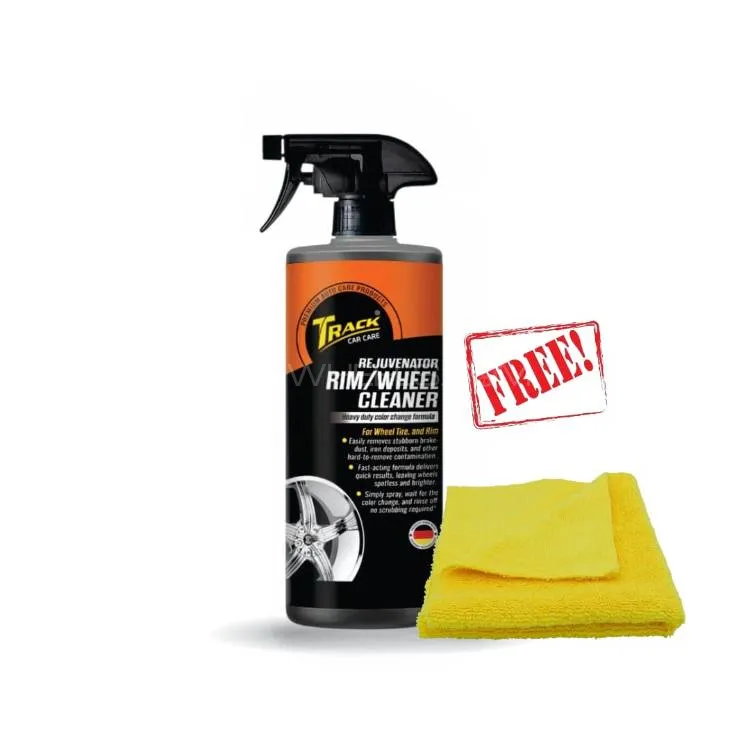 Track Car Care-Rim And Wheel Cleaner High Performance 500ml With Free Towel Track Car Care-Rim And Wheel Cleaner High Performance 500ml With Free Towel Image-1