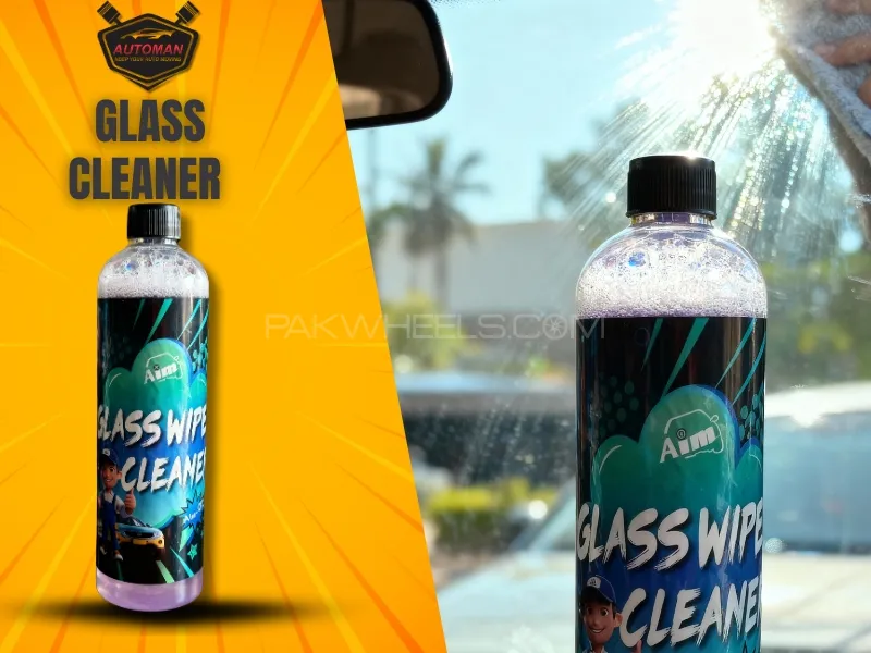 AIM Glass Cleaner 500ml – Streak-Free Car Windows & Windshield | AutomanPK Image-1