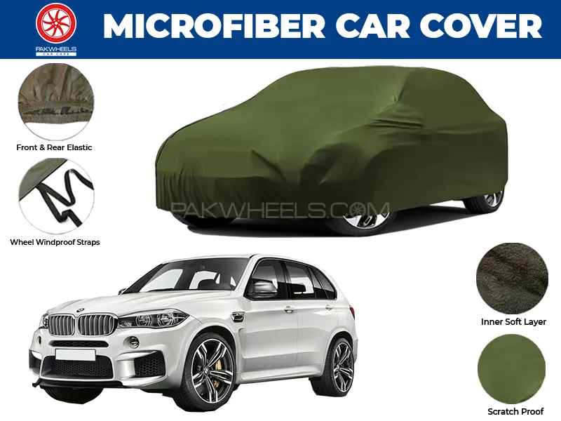 BMW X5  2012-2017 | Water Repellent and Anti Scratch Microfiber Car Top Cover Image-1