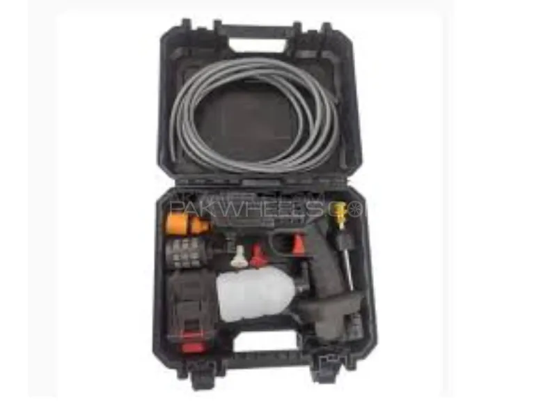 Rechargeable Cordless High-Pressure Car Washer – 48V Portable Power Cleaning Kit with Foam Bottle Rechargeable Cordless High-Pressure Car Washer – 48V Portable Power Cleaning Kit with Foam Bottle Image-3