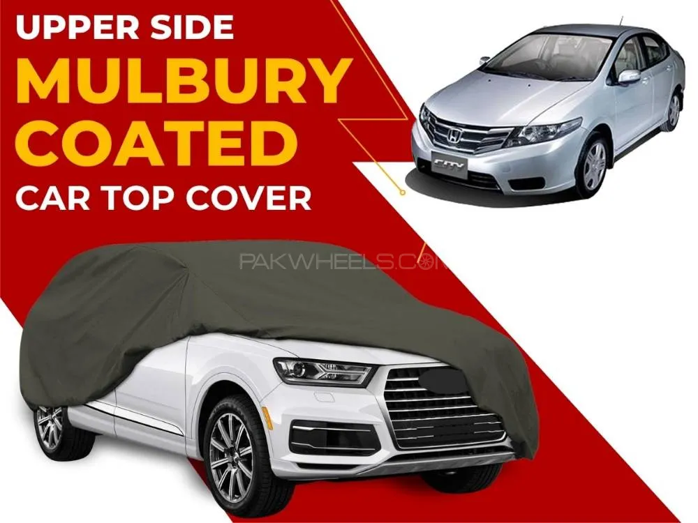 Honda City 2009 - 2021 Top Cover | Upper Side Mulbury Coating | Anti-Heat | Dust & Water Proof Image-1
