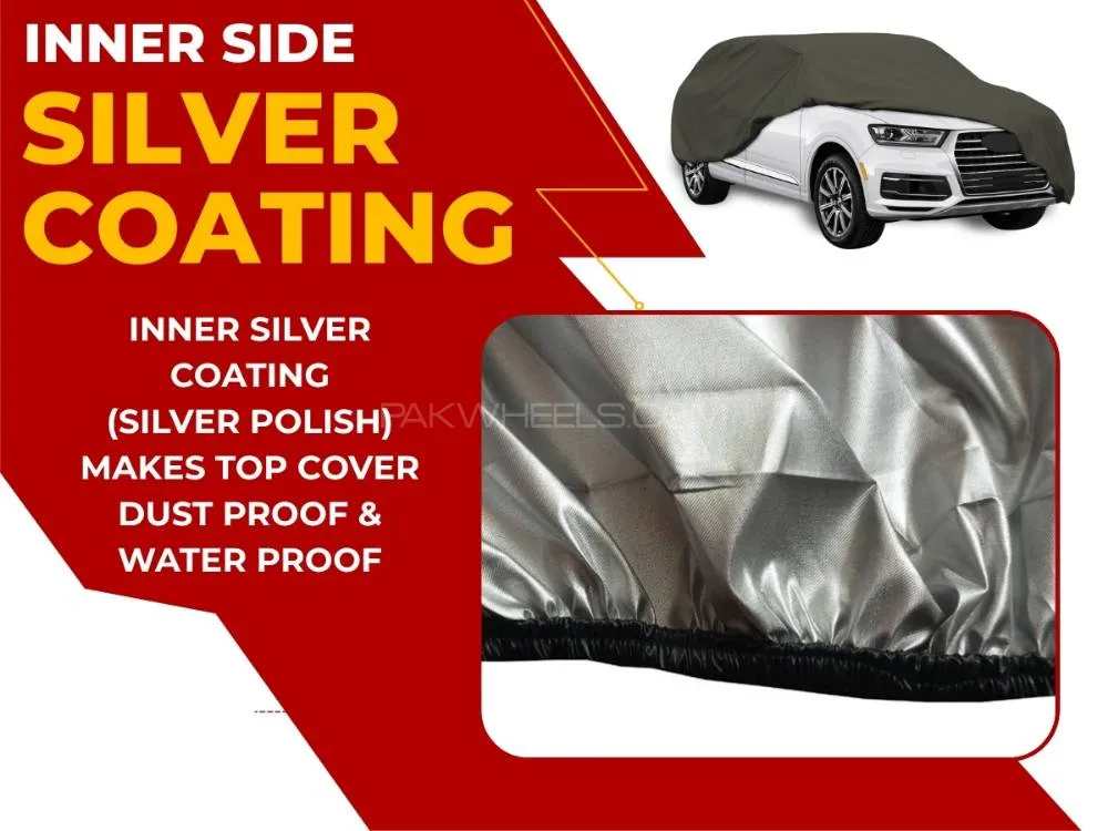 Honda City 2009 - 2021 Top Cover | Upper Side Mulbury Coating | Anti-Heat | Dust & Water Proof Honda City 2009 - 2021 Top Cover | Upper Side Mulbury Coating | Anti-Heat | Dust & Water Proof Image-3