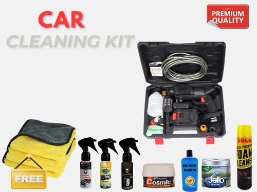 Premium Rechargeable Cordless Car Cleaning Kit | 48V Portable Pressure Washer | Foam Bottle & Detail Premium Rechargeable Cordless Car Cleaning Kit | 48V Portable Pressure Washer | Foam Bottle & Detail