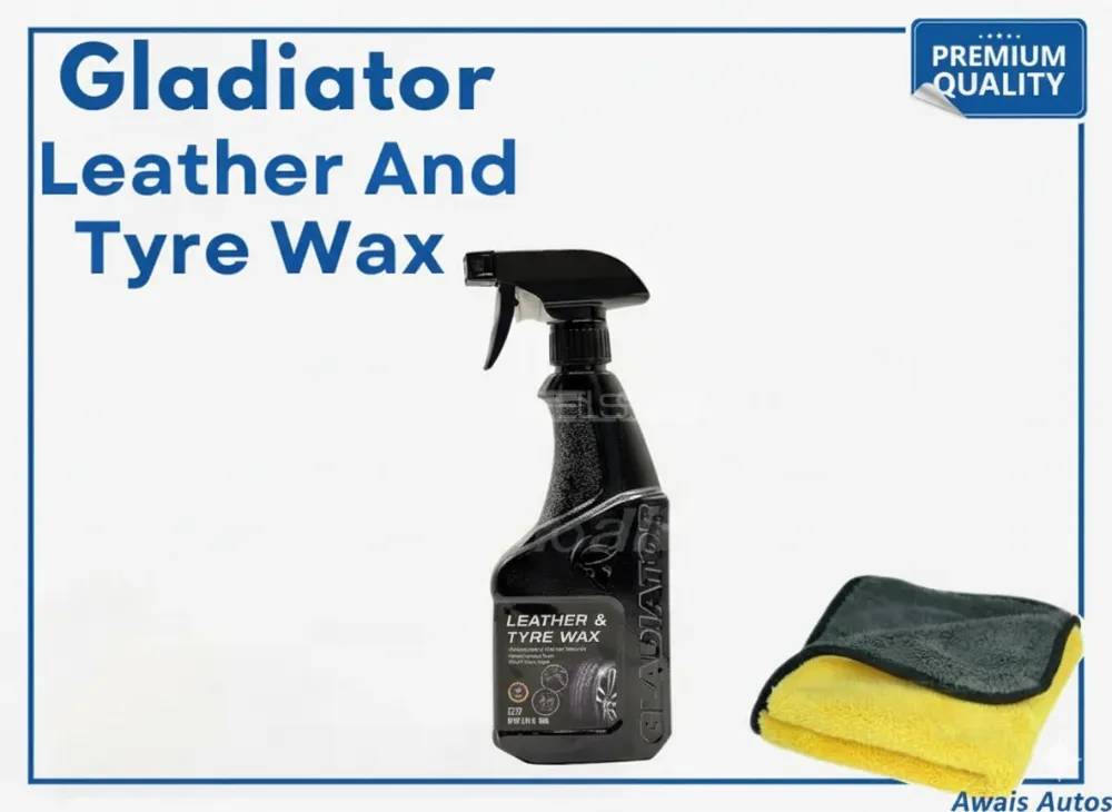 Gladiator Leather & Tyre Wax 500ml | GT29P | Deep Shine & Long-Lasting Protection Image-1