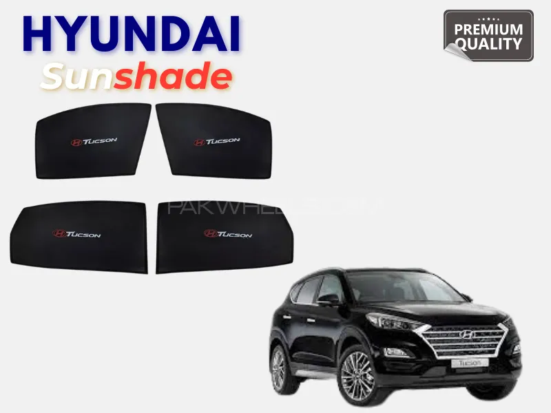 Hyundai Tucson 2020 Window Sun Shades | Custom-Fit UV & Heat Protection Set Image-1