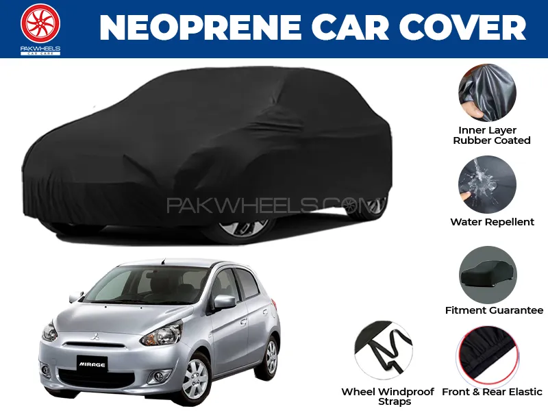 Mitsubishi Mirage  2012-2018 | Water Repellent Neoprene Car Cover Image-1