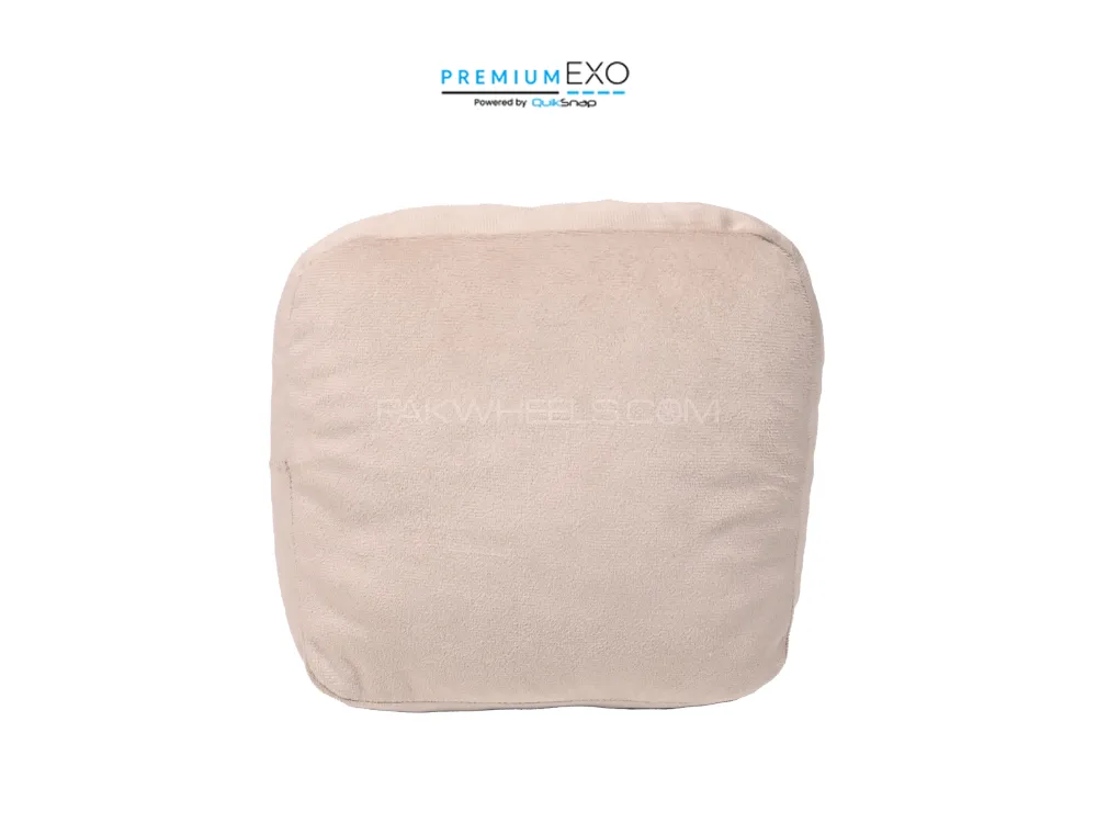 PremiumExo - Beige Color Headrest Pillow Image-1