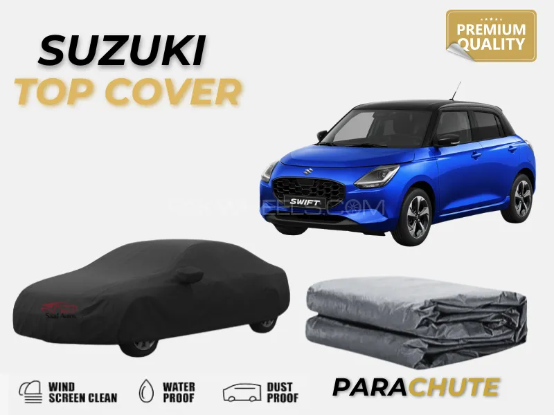 Suzuki Swift 2025 Parachute Top Cover | Waterproof & UV-Safe All-Season Protection Image-1