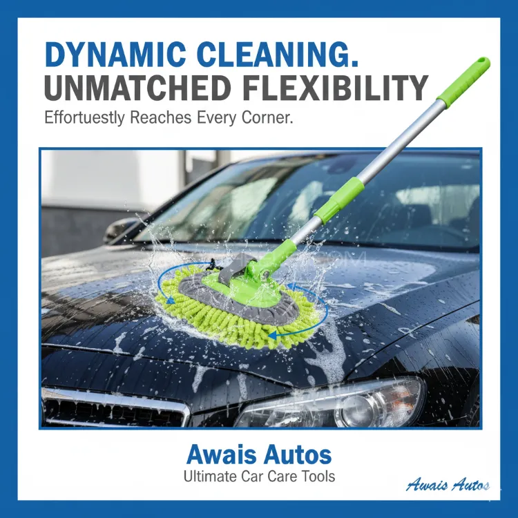 Ultra-Soft Microfiber Dash & Interior Duster – Scratch-Free Finish Foam Cleaner Image-1