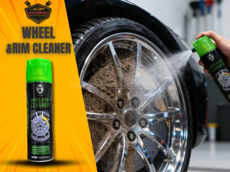 DTR Rim and Wheel Cleaner 500ml – Powerful Brake Dust & Dirt Remover | AutoManPK Image-1