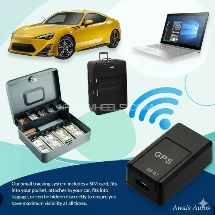 GF-07 Mini GPS Tracker | Real-Time Vehicle & Bike Tracking Device in Pakistan Image-1