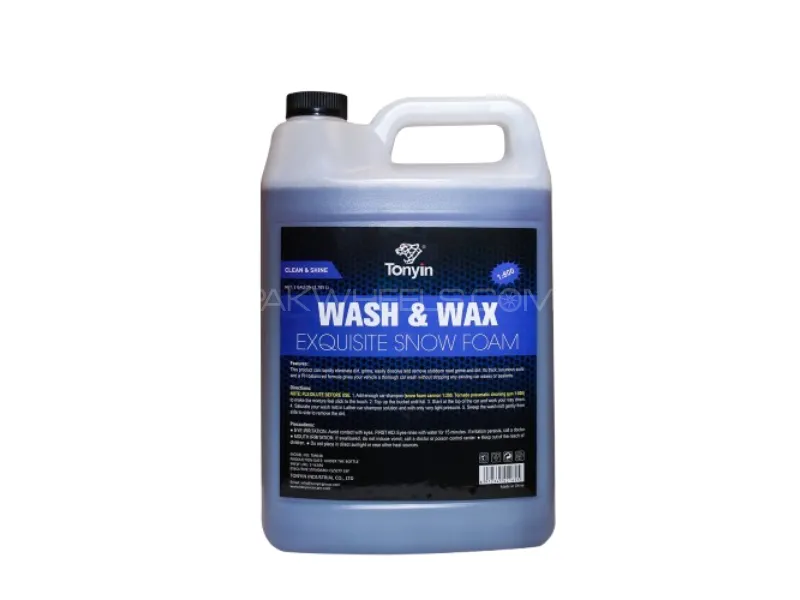WASH & WAX EXQUISITE SNOW FOAM SHAMPOO -Gallon 4L Image-1