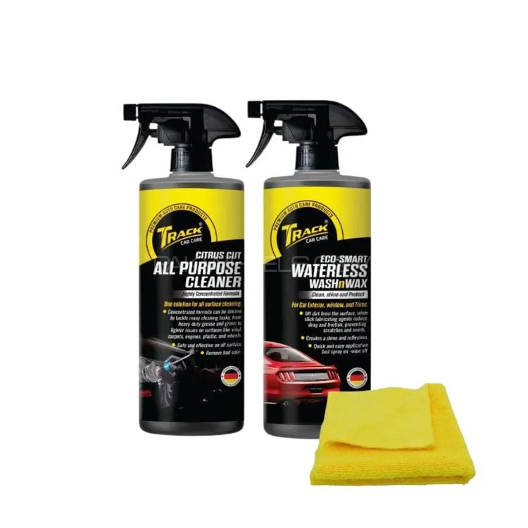 Track All Purpose Cleaaner With Waterless Car wash 500ml-Free Microfiber Towel Image-1