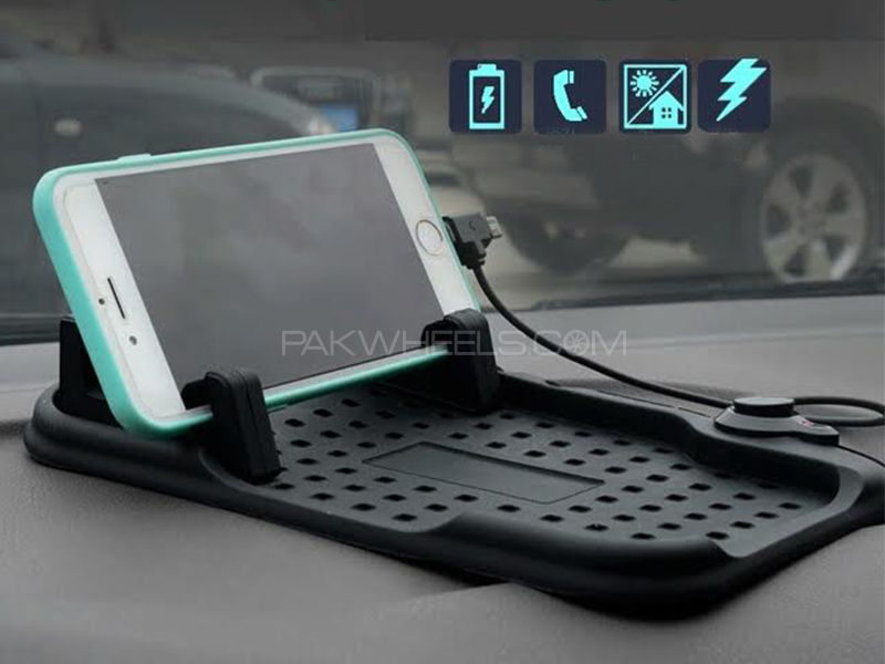 Portable Mobile Charger Stand With Charger - iOS & Android Image-1