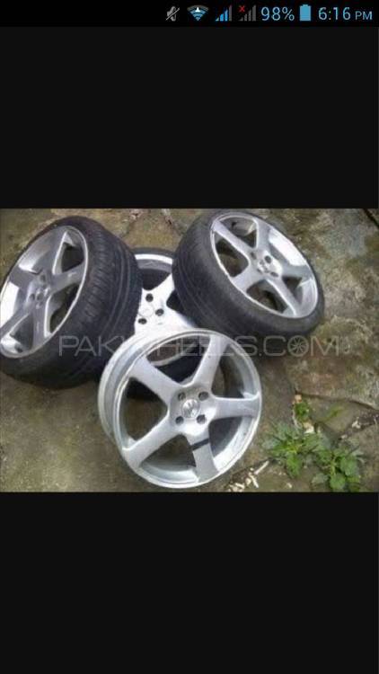 15 inch JAPANESE ALLOY RIMS TYRES Image-1
