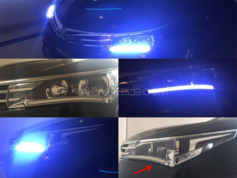 Toyota Corolla Water Proof Day Time Running Light Bar Set Image-1