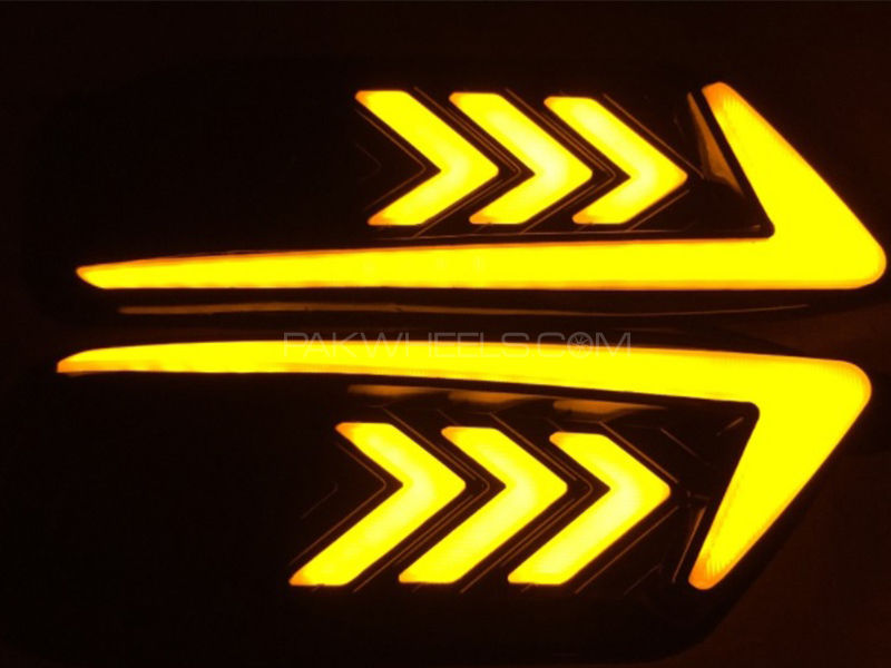 New Style LED DRL Fog Light Covers For Honda Civic 2016 - 2019 New Style LED DRL Fog Light Covers For Honda Civic 2016 - 2019 Image-3