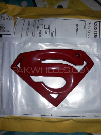 Emblem Superman Metallic 3D Style Image-1