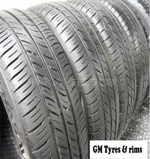 145/80R13 Dunlop tyres set 9/10 condition no fault no issue  , no puncture  Image-1