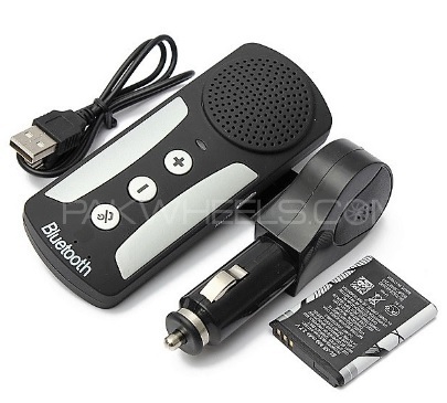 Wireless Bluetooth Hands-free Speakerphone Car Kit With Char Image-1