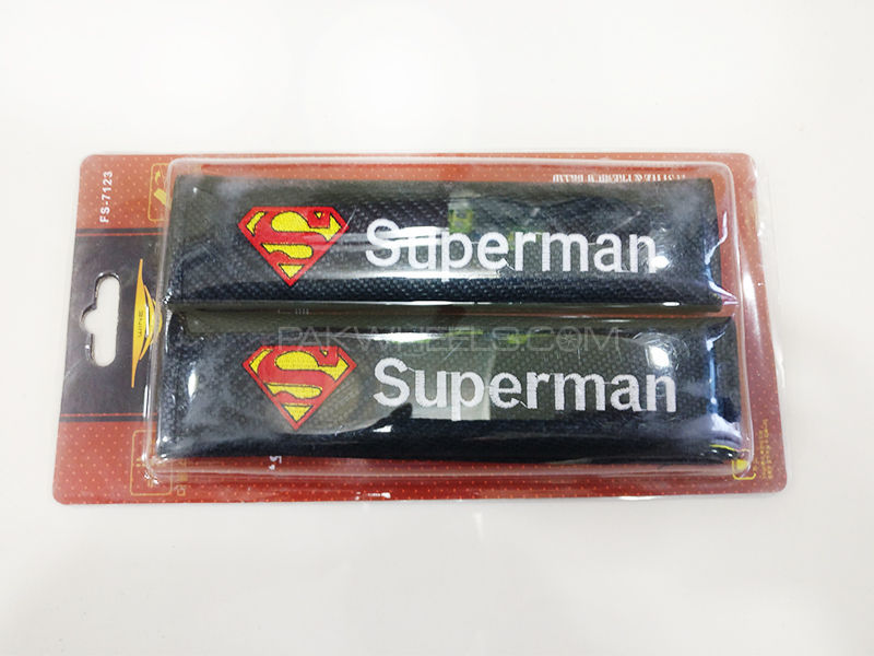 Superman Carbon Fiber Seat Belt Cover  Image-1