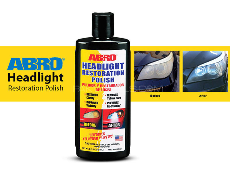 ABRO Headlight Restoration Polish - 237 ml-MADE IN USA  ABRO Headlight Restoration Polish - 237 ml-MADE IN USA  Image-2