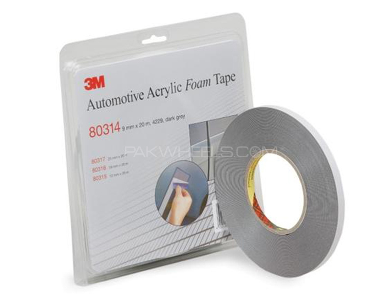 3M 4229 Acrylic Double Sided Foam Tape 9mmX20meter - 1 Roll - 80314 Image-1