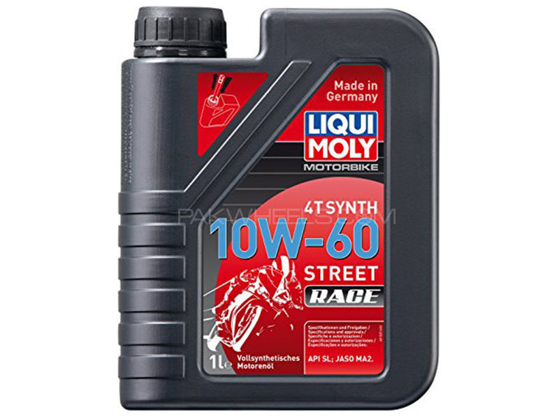 LIQUI MOLY Racing 4T 10w60 Motorcycle Oil - 1 Litre Image-1