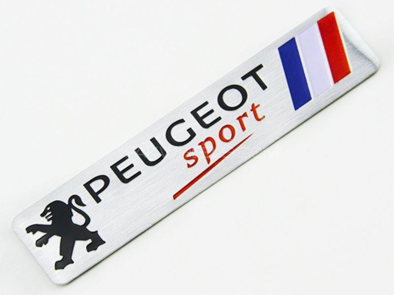 Peugeot Sport Trunk Metal Sticker  Image-1